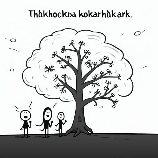 Triskaidekaphobia explained by a stick figure cartoon
