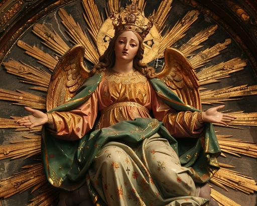 *Vinicunca*, Ave Maria, gratia plena, Dominus tecum. Benedicta tu in mulieribus, et benedictus fructus ventris tui, Iesus. Sancta Maria, Mater Dei, ora pro nobis peccatoribus, nunc et in hora mortis nostrae. Amen --ar 5:4 --s 399