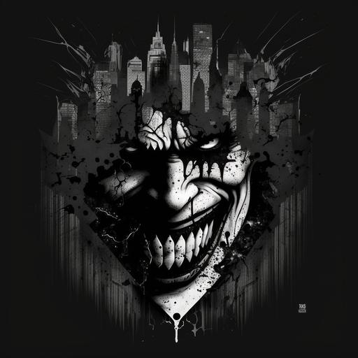 With each passing day, the Joker logo seemed to grow in power, its twisted grin spreading like a virus through the city's dark alleys and forgotten corners, Those who dared to look into its eyes felt a chill run down their spine, as if they were staring into the face of madness itself, smoking a cigar