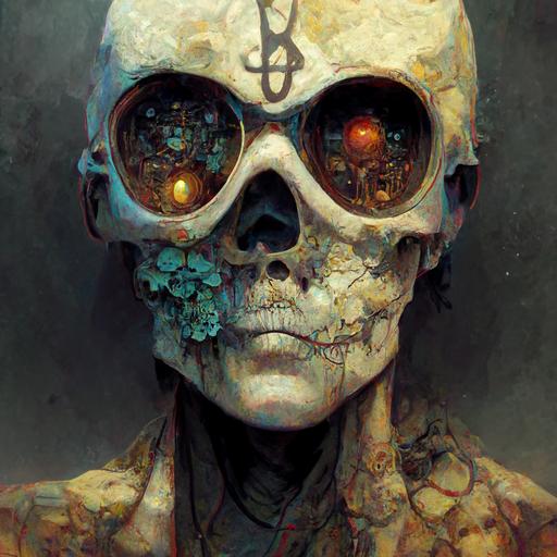bones, skulls, biopunk