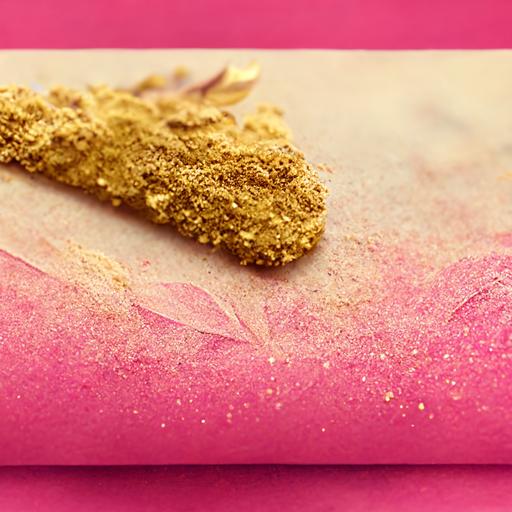 gold Pink modern Instagram Logo business for natural cosmetics brand, 