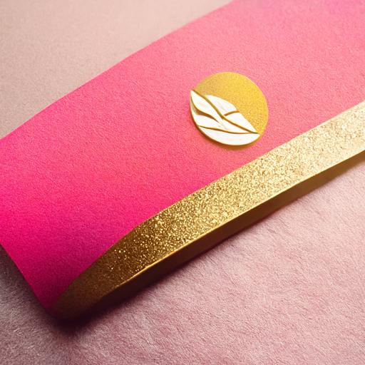 gold Pink modern Instagram Logo business for natural cosmetics brand, 