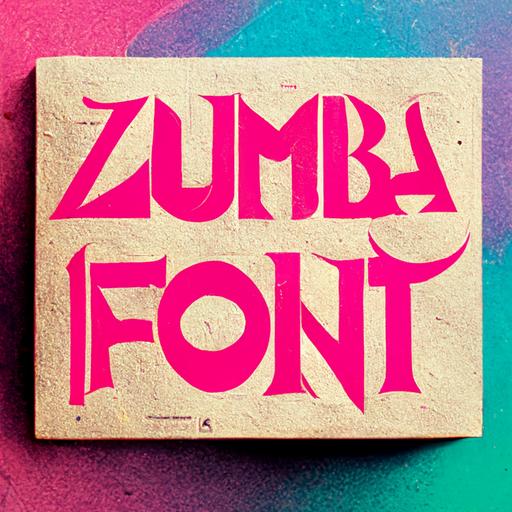Zumba font