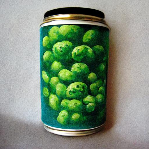 a can of peas warhol style