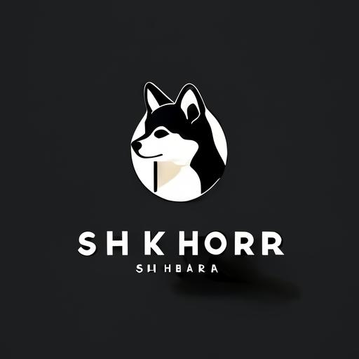 Design a clean, minimalist, and highly recognizable logo featuring a black Shiba Inu as the main motif, which is popular and beloved in Japan. The logo should capture the unique and charming features of the Shiba Inu while maintaining simplicity and high visibility. Use the color hex codes for the black Shiba Inu coat (#3D352C), dark facial and leg areas (#2B231D), and white accents (#EDE6D9) in the design.