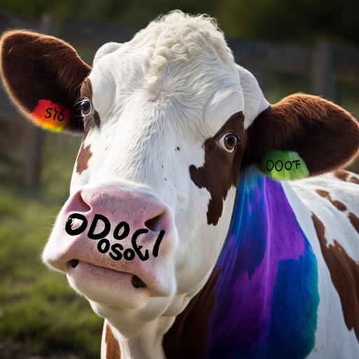 a cow saying gobro is the best