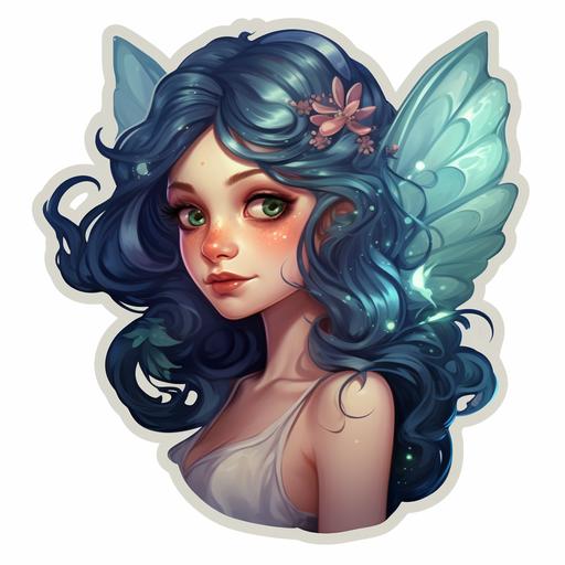 a fairy as a sticker