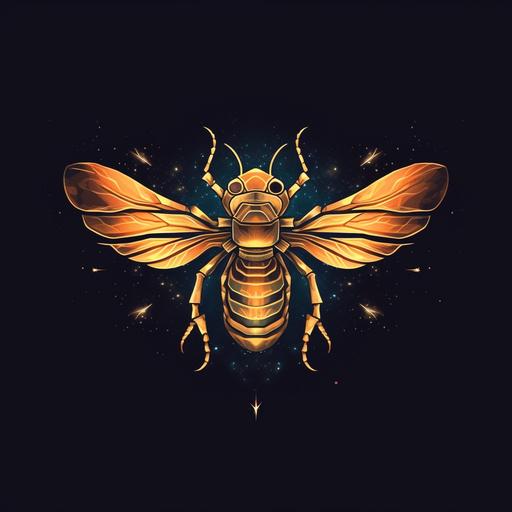 a firefly themed logo --q 2 --s 750