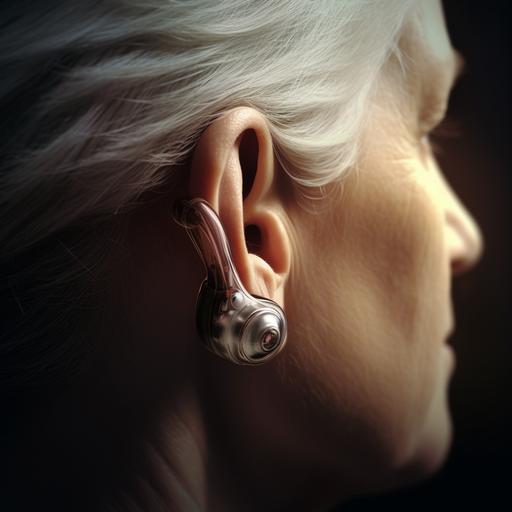a hearing aid.