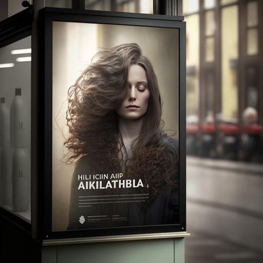 a high definition hair salon advertisement