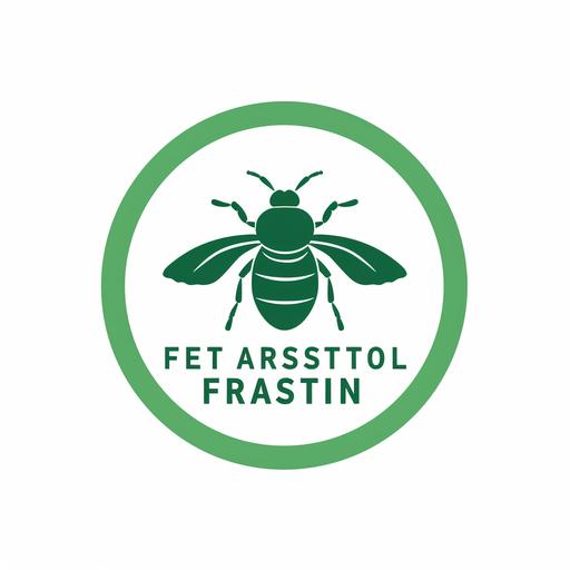 a pest control logo for a south west florida pest expert that focuses on eco-friendly services for residential neighborhoods