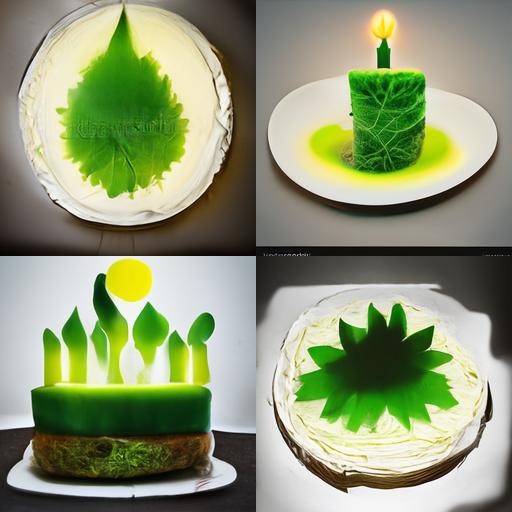 a photosynthetic cake, happy birth day, light, candle