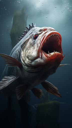 a picture of a piranhas, cinematic, hyper realistic, 8k, --ar 9:16