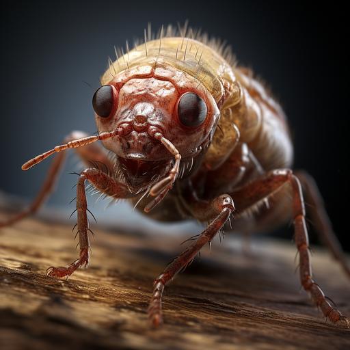 a realistic flea