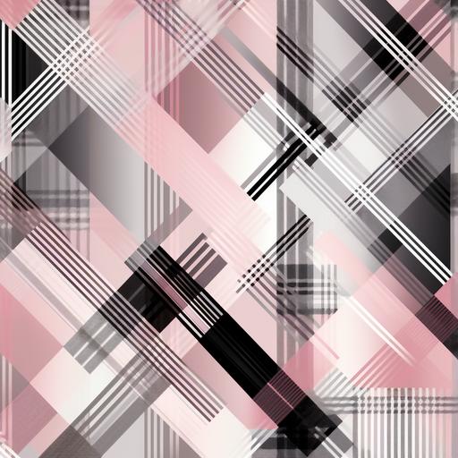 a seamless pattern in plaid greys and pinks, burberry style, small print