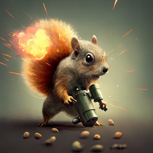 a superballistic deadly squirrel --v 4