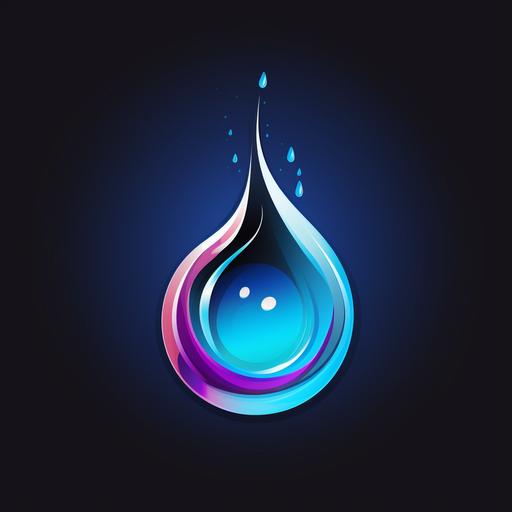 a water drop logo