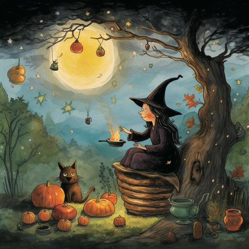 a witch from Julia Donaldson and Axel Scheffler's 