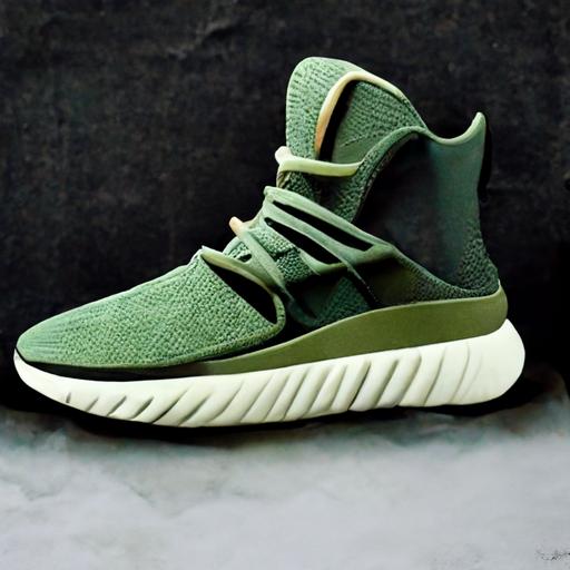 adidas sneaker nft yeezy boost high green color sneakers shoes running shoes
