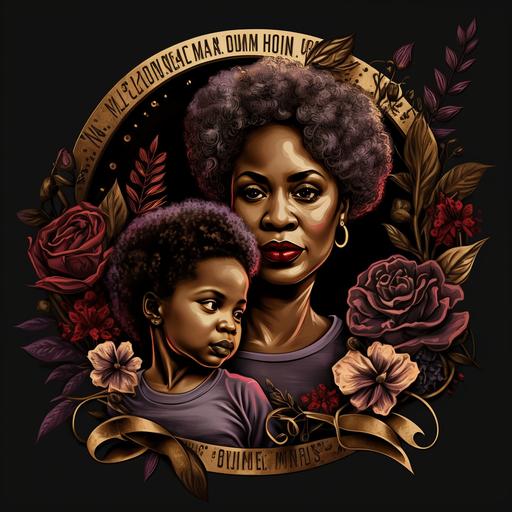 african american mother's day shirt design