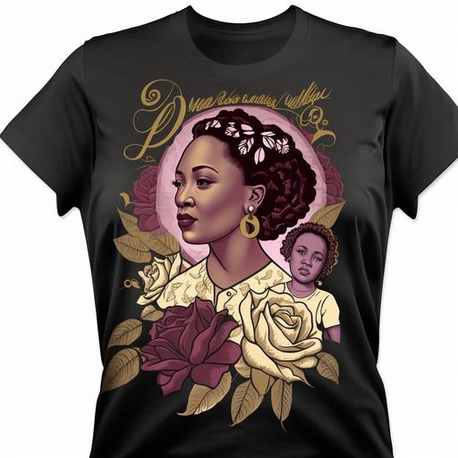 african american mother's day shirt design