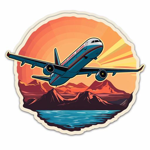 airplane sticker