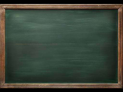an empty green chalkboard, in the style of subtle tonal values, grandparentcore, vincent lefevre, vibrant academia, chalk, alex hirsch, high resolution --ar 39:29