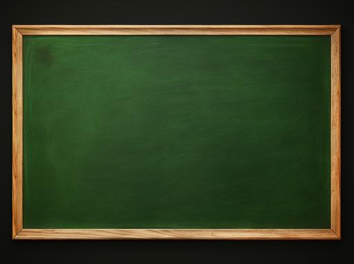 an empty green chalkboard, in the style of subtle tonal values, grandparentcore, vincent lefevre, vibrant academia, chalk, alex hirsch, high resolution --ar 39:29