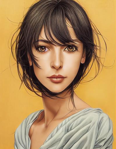 anime, illustration, 3D, egg Tempera painting, glamour portrait of a perfect mix of an 18 year old [Alessandra Mastronardi Asia Argento Elisabetta Canalis Caterina Murino Violante Placido Giovanna Mezzogiorno ], flirty eyes and a sly smile, symmetrical face, bohemian style, Wavy Cut hair and Curtain Bangs, Esquire, Vice, Polanski magazine, BelleSF, Dazed and Confused, Odiseo, LiveFast [by Annie Liebovitz and Steve McCurry and Yousuf Karsh and Richard Avedon and Herb Ritts and Diane Arbus] Pentax 67, Mamiya 7, Portra 400, Pro 400h, beautiful makeup, highly detailed, studio lighting, octane render, cryengine 6, cinematic, volumetric lighting, reflective surfaces, photorealistic, unreal engine 8k, by Arnie Swekel and artgerm and greg rutkowski and alphonse mucha, final fantasy --ar 4:5 --test --creative --no sunglasses --no hands --s 1250 --upbeta