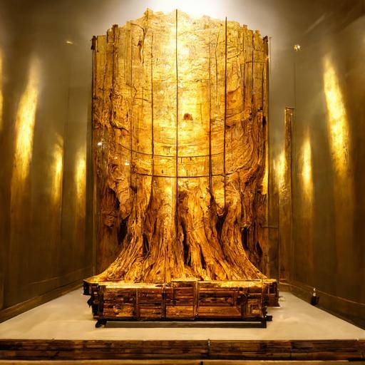 ark of acacia wood — two and a half cubits [3.75 feet or 1.1 meters] long, a cubit and a half [2.25 feet or 0.7 meters] wide, and a cubit and a half [2.25 feet] high. Overlay it with pure gold, both inside and out, and make a gold molding around it.