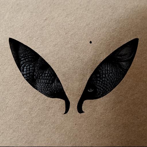 armadillo face logo simple black