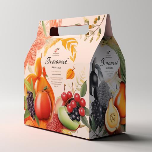 attached gift pack carton for tetrapack juices in premium silver shades graphic design, new attractive shapes