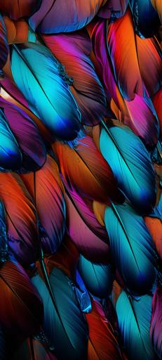 award winning macro photography, beads of water sliding off a ducks feathers digitally enhanced, vibrant color compositions, vivid , realistic hyper-detail, generative art --ar 9:20 --v 5.2