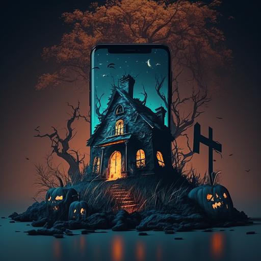 background for Instagram story with horror theme, high quality