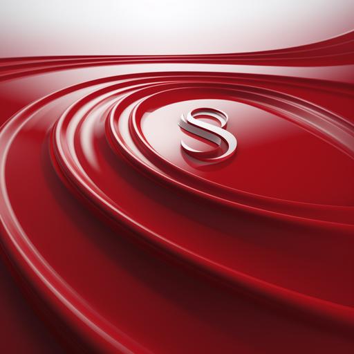 background image with red s-shaped seal logo