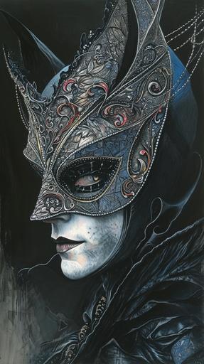 batman fancy ornated masked on neon victorian age, medieval grunge, victorianpunk, fashion design sketch, met gala event, masked royal gala, rococo, baroque, hyper realistic, insanely detailed and intricate, hyper maximalist, elegant, super detailed, dynamic pose --ar 9:16 --v 6.0