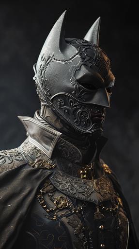 batman masked on victorian age, met gala, fancy, victorianpunk hyper realistic, insanely detailed and intricate, hyper maximalist, elegant, super detailed, dynamic pose, photo realistic, 3D render, ultra-detailed, ultra realistic, intricate details, 8K, Cinematic, ambient occlusion, volumetric lighting, high contrast --ar 9:16 --v 6.0