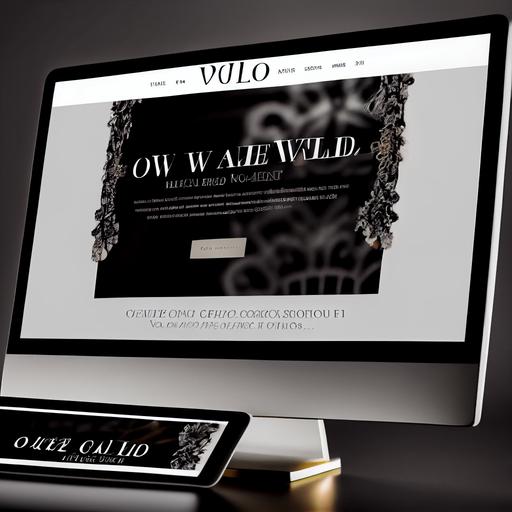 beautiful and elegant magazine website about SEO and search engine optimization, google, ui, ux, ui/ux, website, wordpress, in the layout of a fashion magazine, in the layout of vogue, black and white colors, white header with black logo, header with menu, blog, call to action button, without models, without people --no humans --no people --v 4 --stylize 500 --q 2 --upbeta