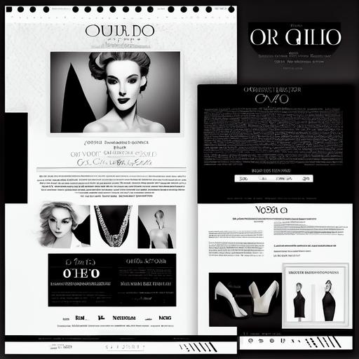 beautiful and elegant magazine website about SEO and search engine optimization, google, ui, ux, ui/ux, website, wordpress, in the layout of a fashion magazine, in the layout of vogue, black and white colors, white header with black logo, header with menu, blog, call to action button, slider with promoted blogposts in the center of the page --no humans --no people --v 4 --stylize 500 --q 2 --upbeta