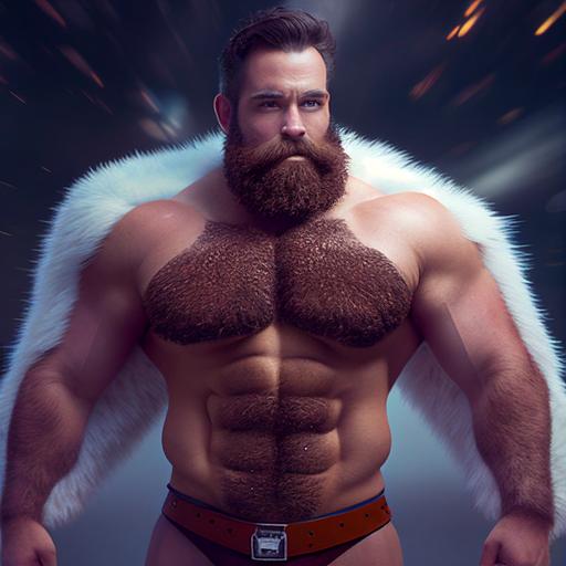 big, beefy, hairy men solo, cubs, masculine beards,ultrarealistic, space, lights, muscle hairy,science fiction, hyperrealistic, hyperrealistic, 4k, cinematic, full-length photo, high detail