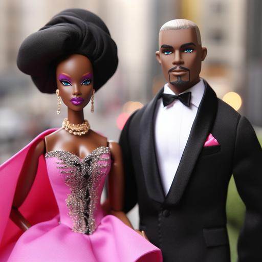black Barbie and Ken going to the MET Gala --v 5