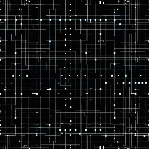 black and white scifi grid pattern --tile --v 6.0