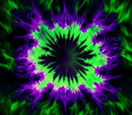 black background, neon green and neon purple tie dye pattern, 8k, vibrant --ar 37:32 --v 5.1
