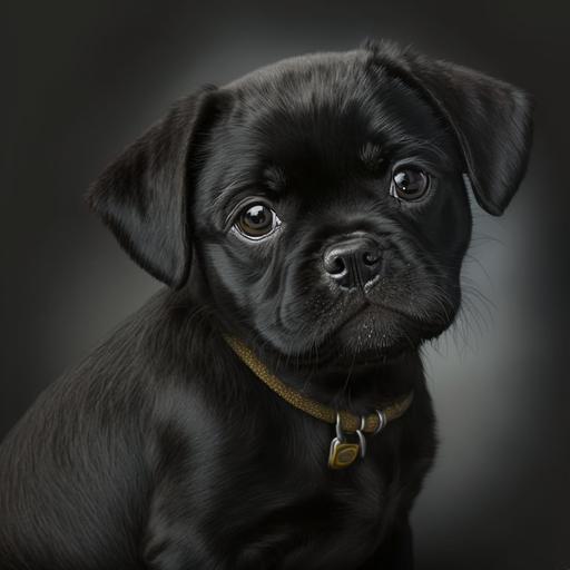 black pug jack Russell mix puppy