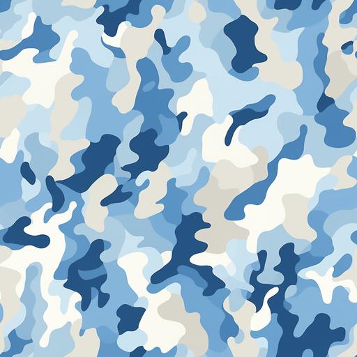 blue camouflage camouflage pattern, in the style of effervescent compositions, light beige and dark azure, julian opie, textural surface treatments, neil welliver, pyotr konchalovsky, abstractioncréation --tile --v 5.2