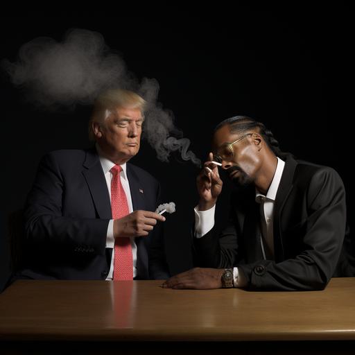 Donald Trump smoke with Snoop dog