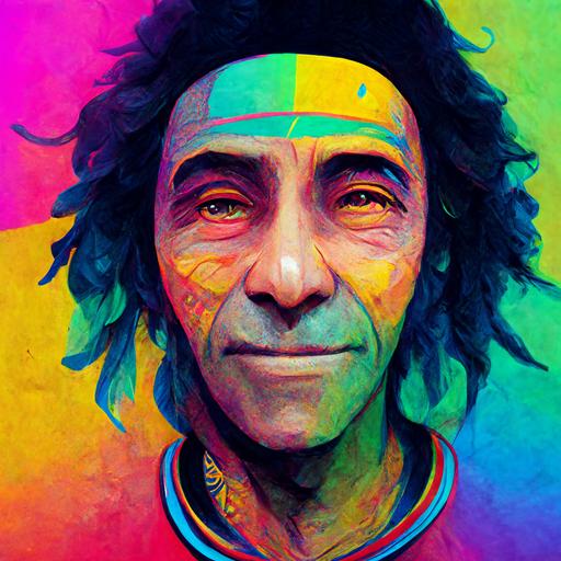 bob marley,acid trip,colorful,8k,ultra details,high details,human