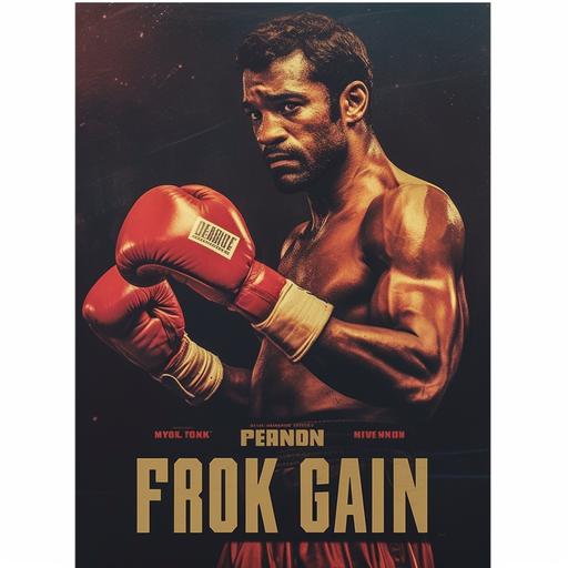 boxing movie poster, vintage style, Netflix mood, hight quality, 8k --s 750 --v 5.1