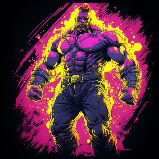 burly muscular daddy fencer, neon victorian:: Clothed, neon Victorian dude, muscular, powerful, massive, formidable, superhuman, powerfully built, invincible, fierce, iconic, behemoth, superhero, unstoppable, brute force, larger-than-life, intense, towering:: --style raw