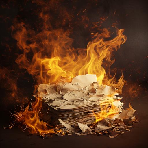 burning paper texture --s 50